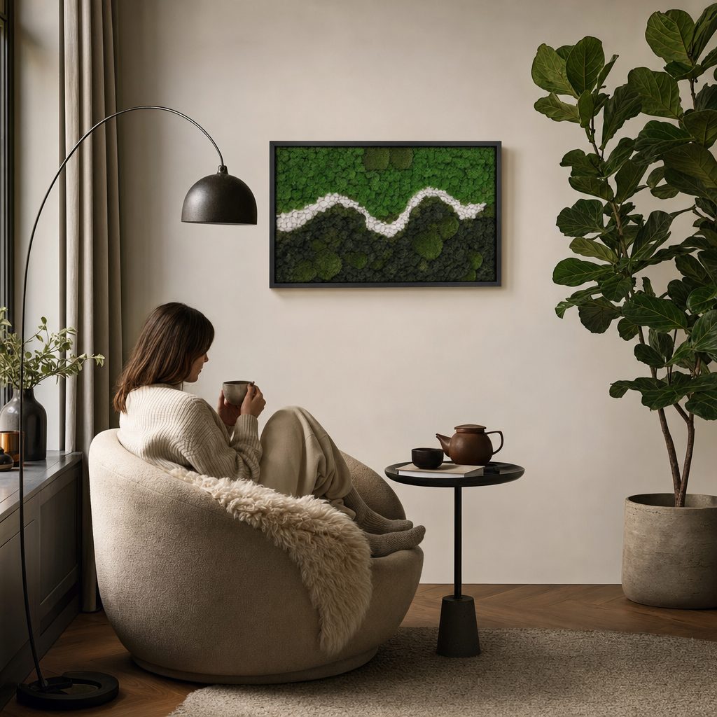Meander No. 1 in a room