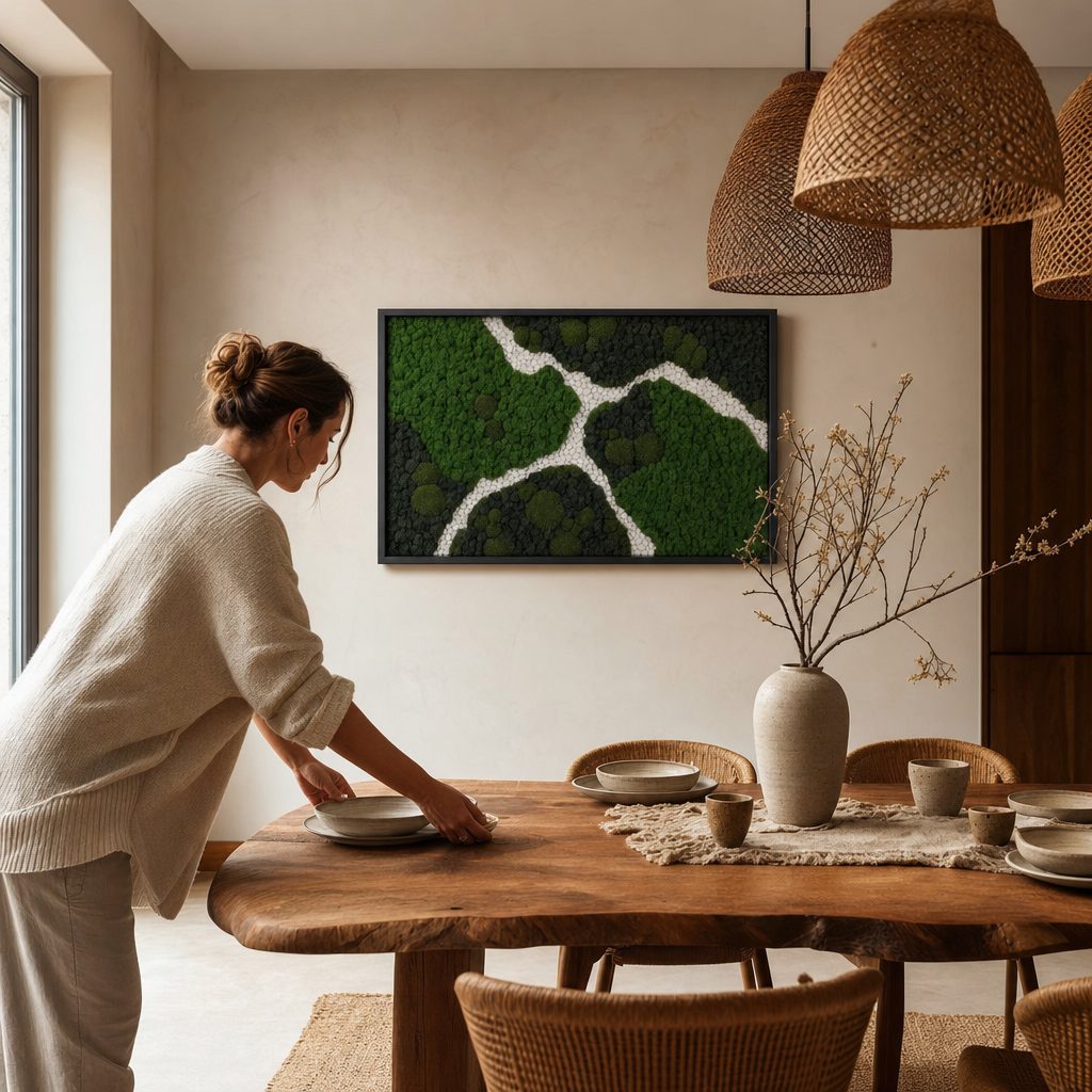 Meander No. 3 in a room