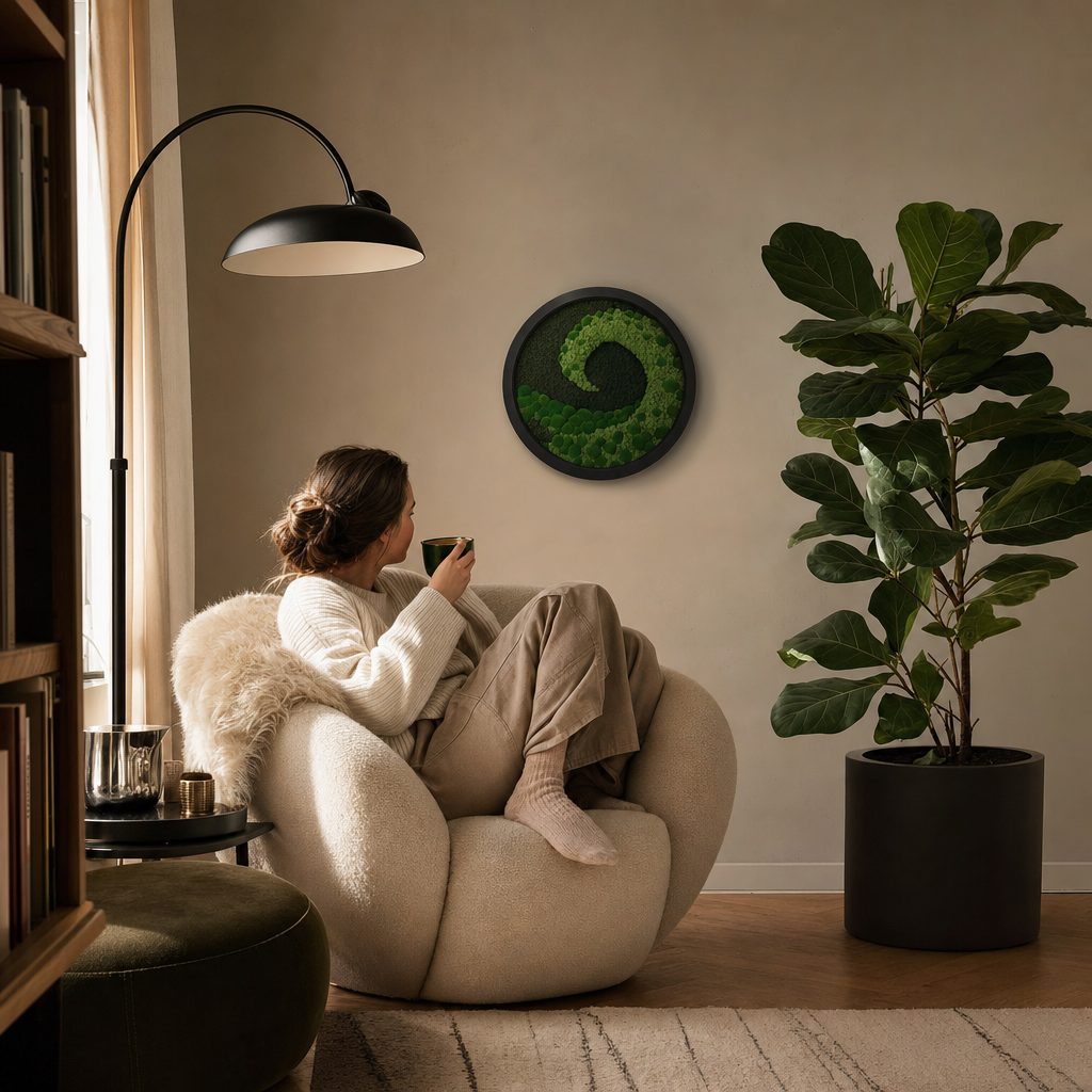 Tide No. 5 in a room
