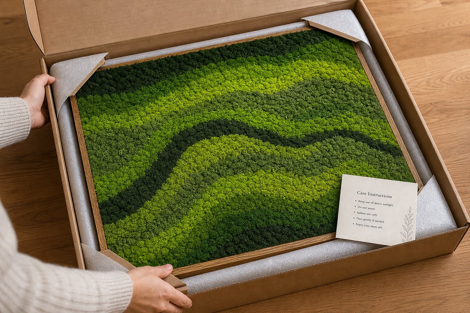 Packing with corner protection